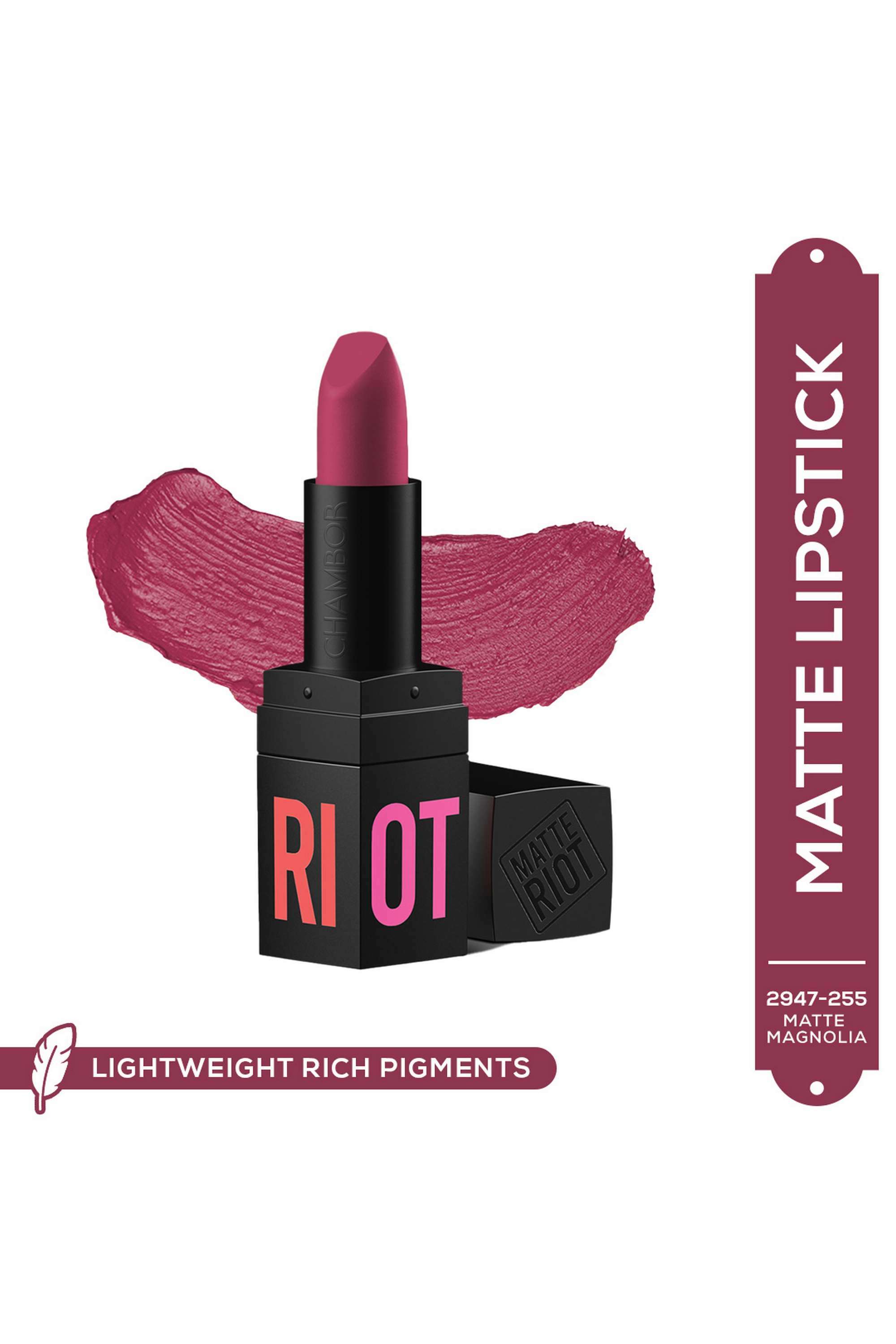 Matte-Riot-Lipstick---255-Matte-Magnolia -4.5-gm