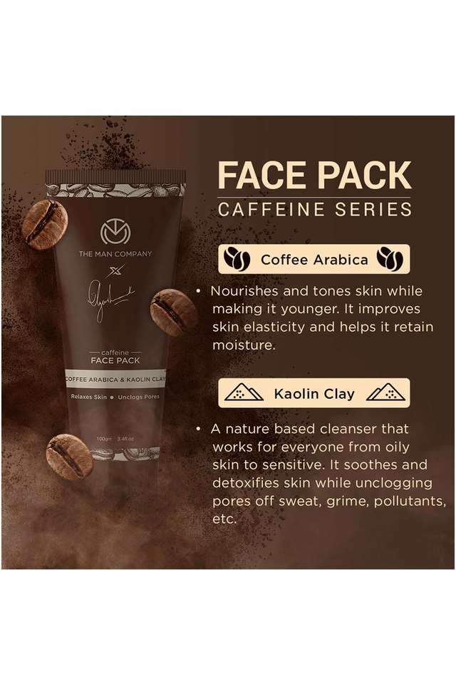 Caffeine-Face-Pack -Coffee-Arabica-&-Kaolin-Clay---100-ml