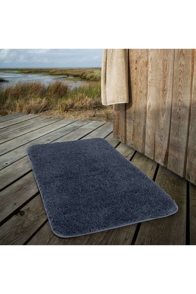 Anti-Skid-Super-Absorbent-Everyday-Bathmat-2pc-Set---Charcoal-Grey