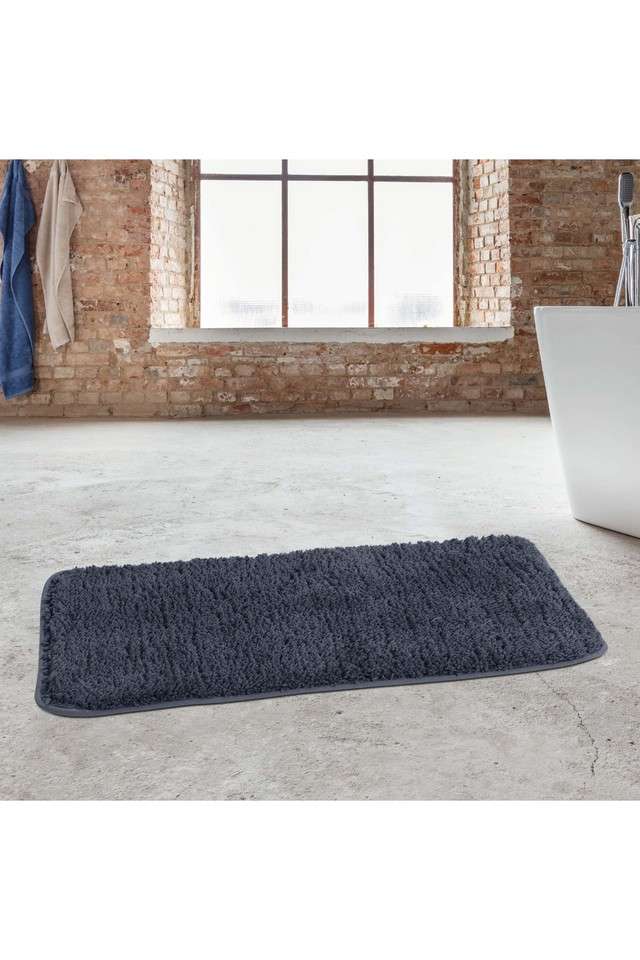 Anti-Skid-Super-Absorbent-Everyday-Bathmat-2pc-Set---Charcoal-Grey