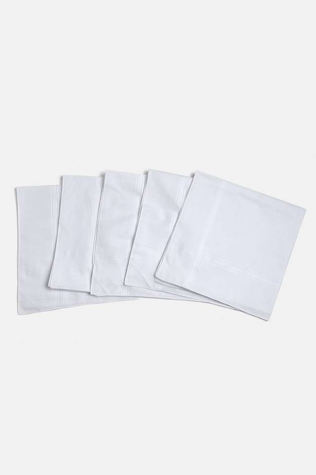 Solid-Cotton-Mens-Handkerchief---Pack-Of-5