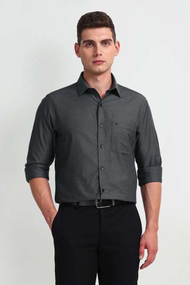 Textured-Cotton-Regular-Fit-Men-Formal-Wear-Shirt