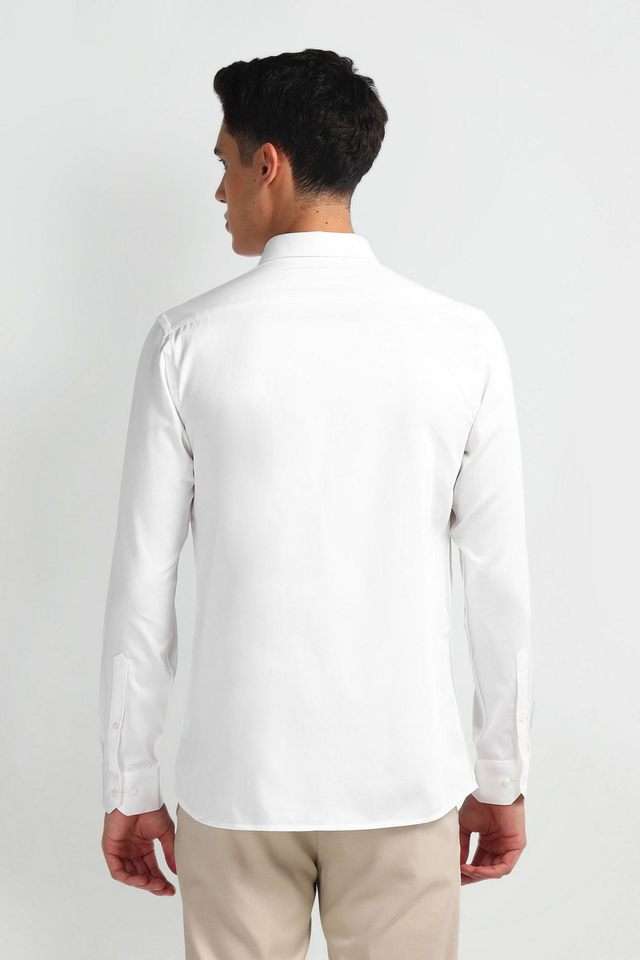 Solid-Cotton-Slim-Fit-Men-Formal-Wear-Shirt
