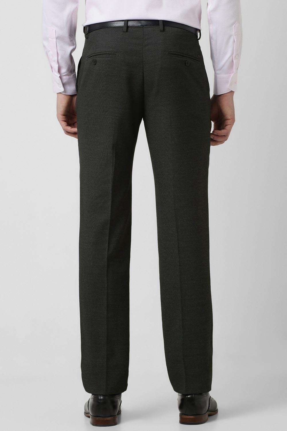 Textured-Blended-Fabric-Slim-Fit-Men-Trousers