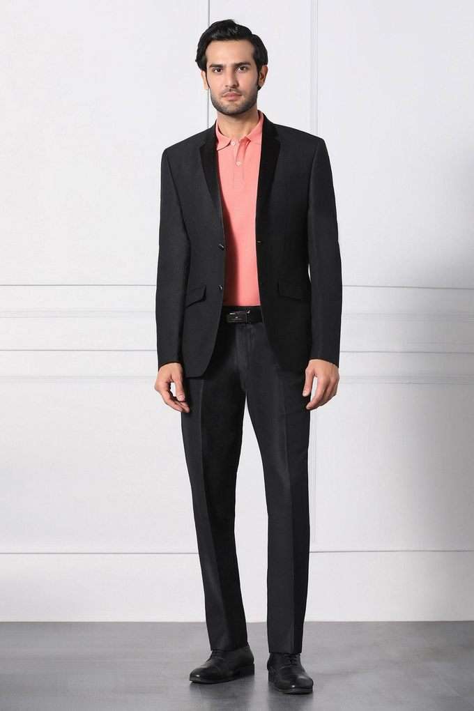 Structured-Polyester-Slim-Fit-Men-s-Casual-Suit