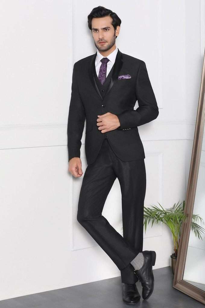 Structured-Polyester-Slim-Fit-Men-s-Casual-Suit