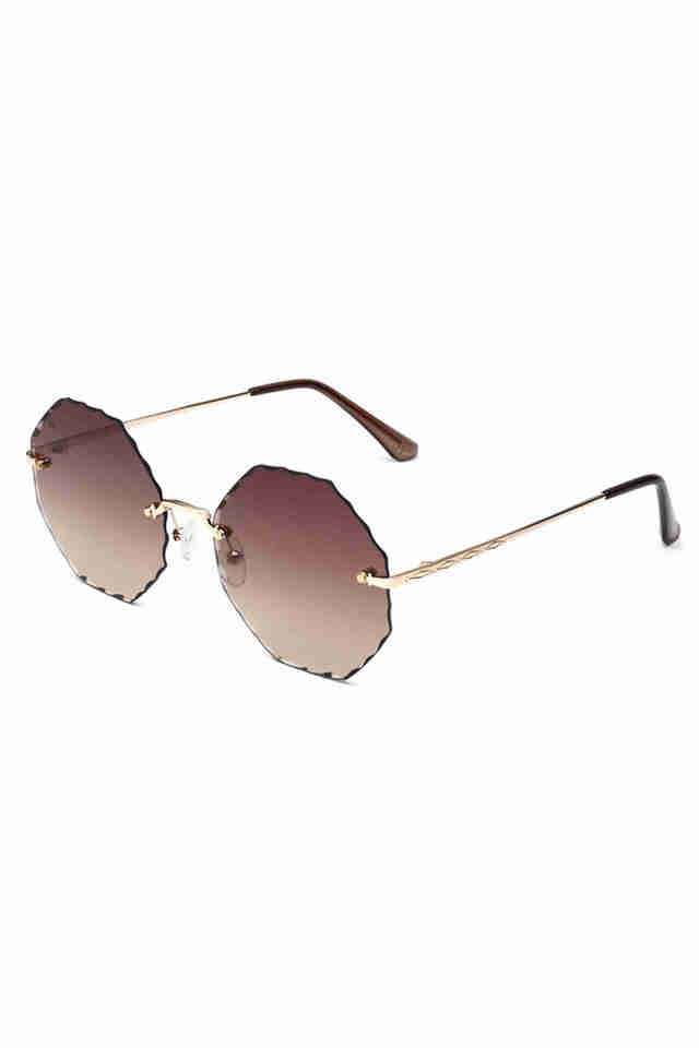 Women-Full-Rim-Non-Polarized-Round-Sunglasses-7636-C1-58-S-with-Case