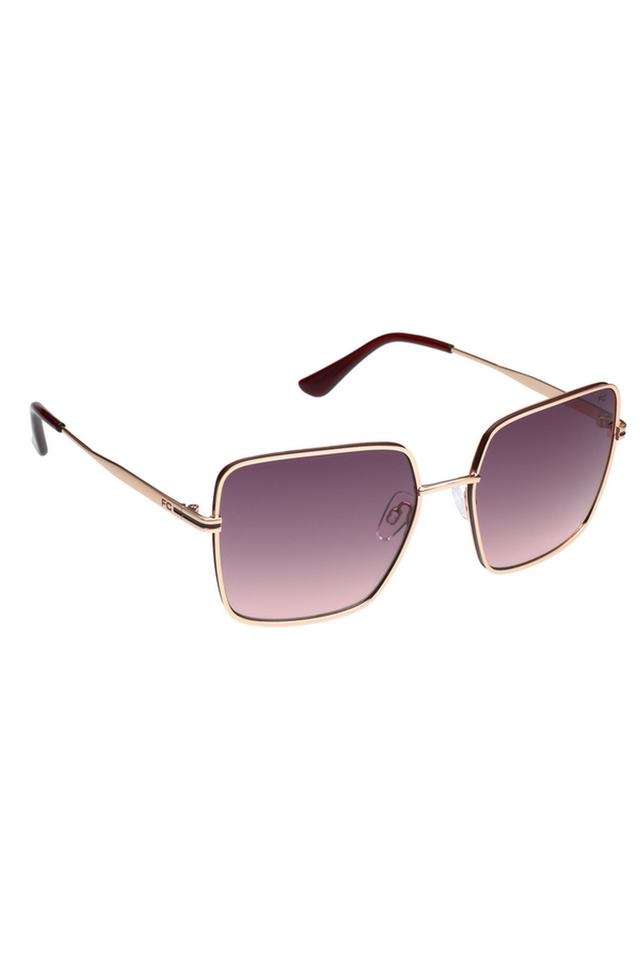 Women-s-Full-Rim-Non-Polarized-Square-Sunglasses-with-Hard-Case