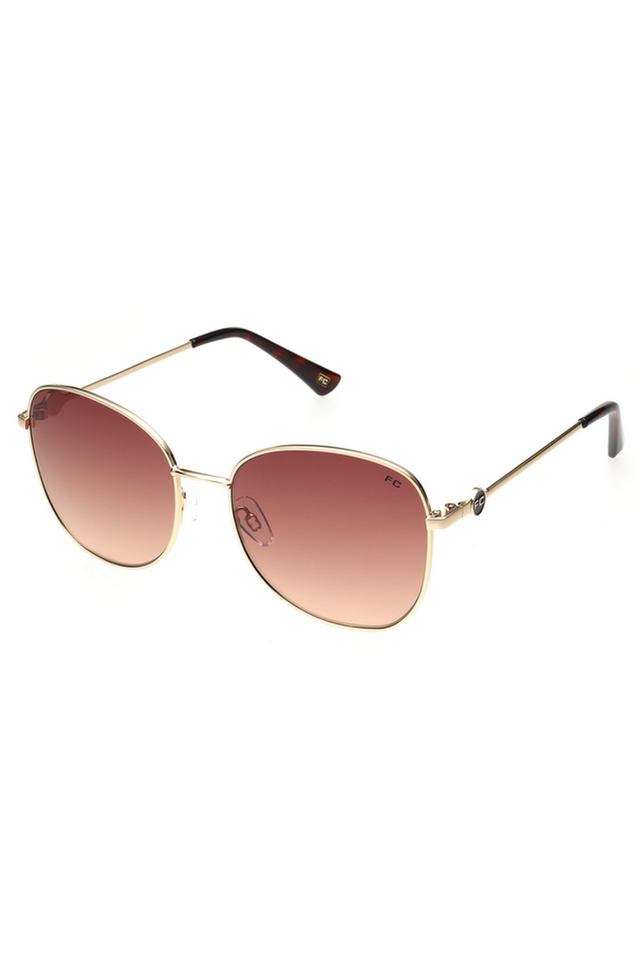 Women-s-Full-Rim-Non-Polarized-Round-Sunglasses-with-Hard-Case