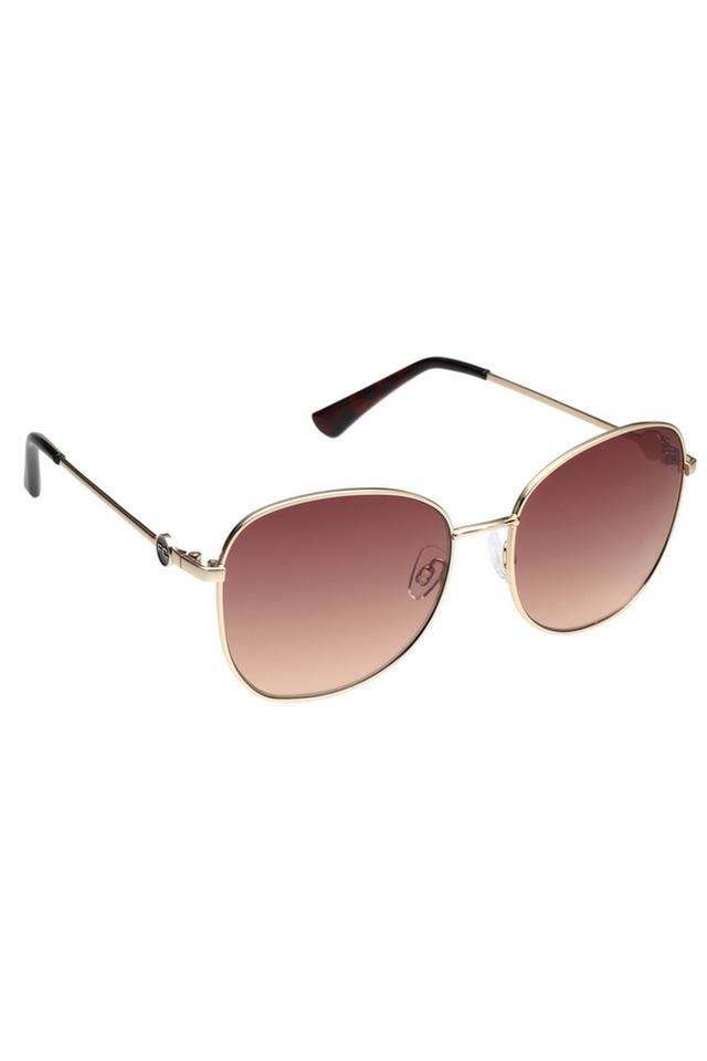 Women-s-Full-Rim-Non-Polarized-Round-Sunglasses-with-Hard-Case