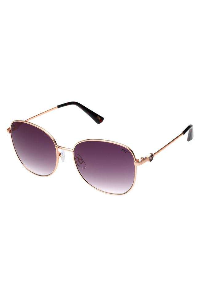Women-s-Full-Rim-Non-Polarized-Round-Sunglasses-with-Hard-Case