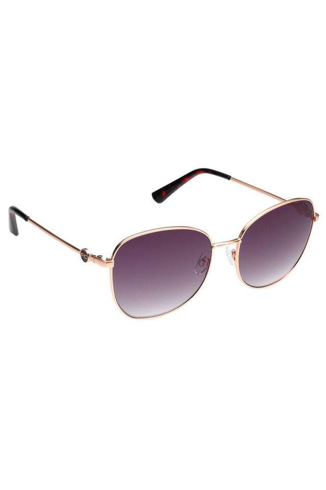 Women-s-Full-Rim-Non-Polarized-Round-Sunglasses-with-Hard-Case