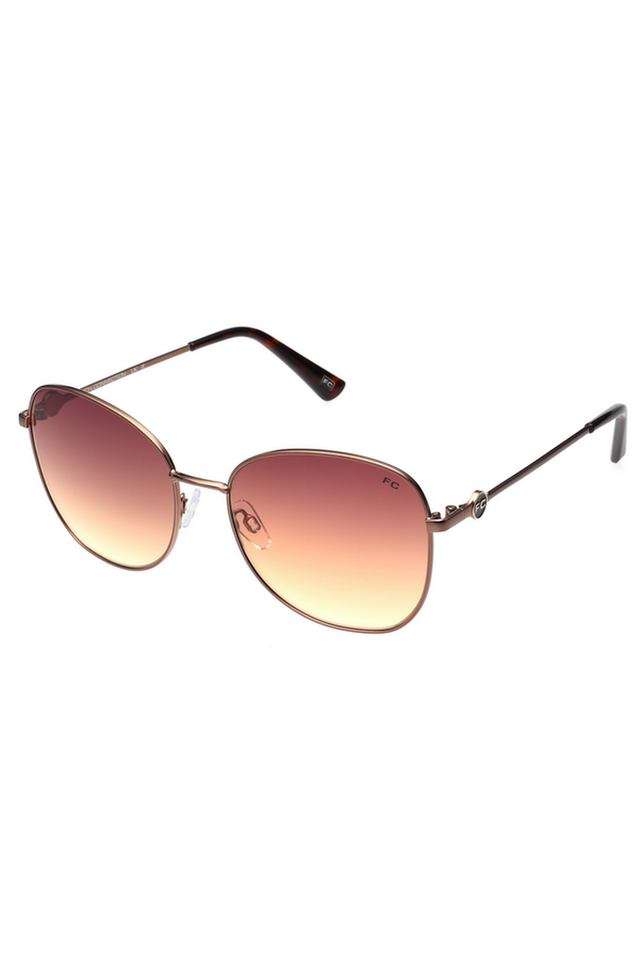 Women-s-Full-Rim-Non-Polarized-Round-Sunglasses-with-Hard-Case