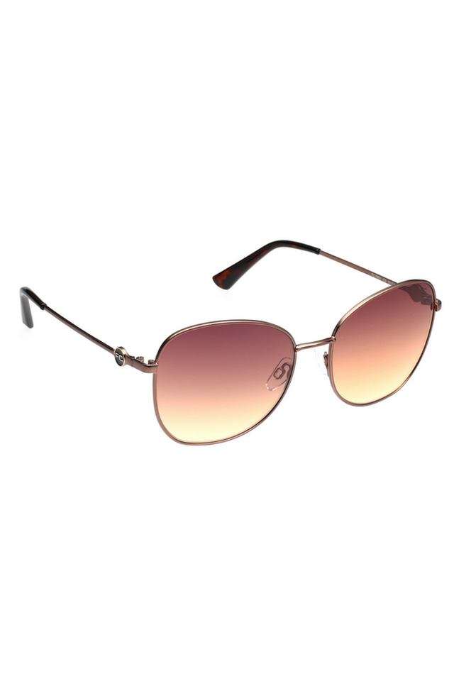 Women-s-Full-Rim-Non-Polarized-Round-Sunglasses-with-Hard-Case