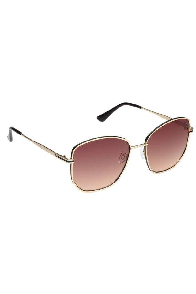 Women-s-Full-Rim-Non-Polarized-Round-Sunglasses-with-Hard-Case