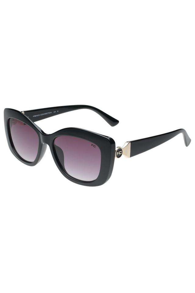 Women-Full-Rim-Non-Polarized-Round-Sunglasses-with-Case