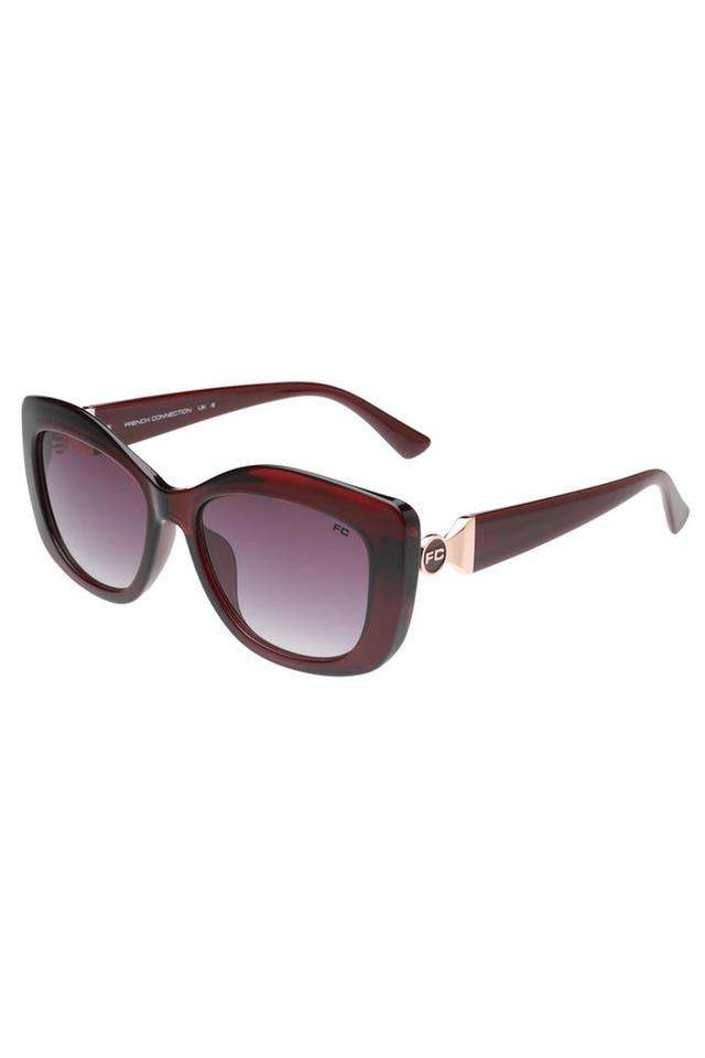 Women-Full-Rim-Non-Polarized-Round-Sunglasses-with-Case
