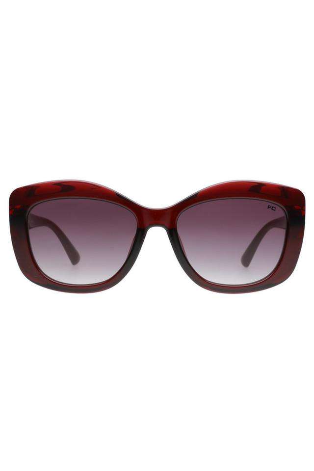 Women-Full-Rim-Non-Polarized-Round-Sunglasses-with-Case