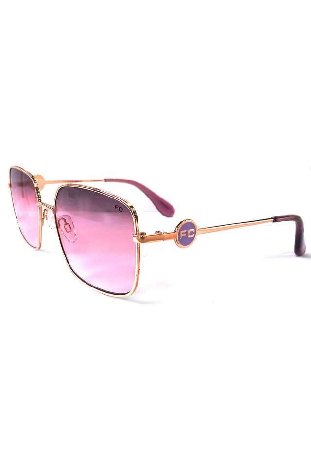 Women-s-Full-Rim-Metal-Non-Polarized-Square-Sunglasses