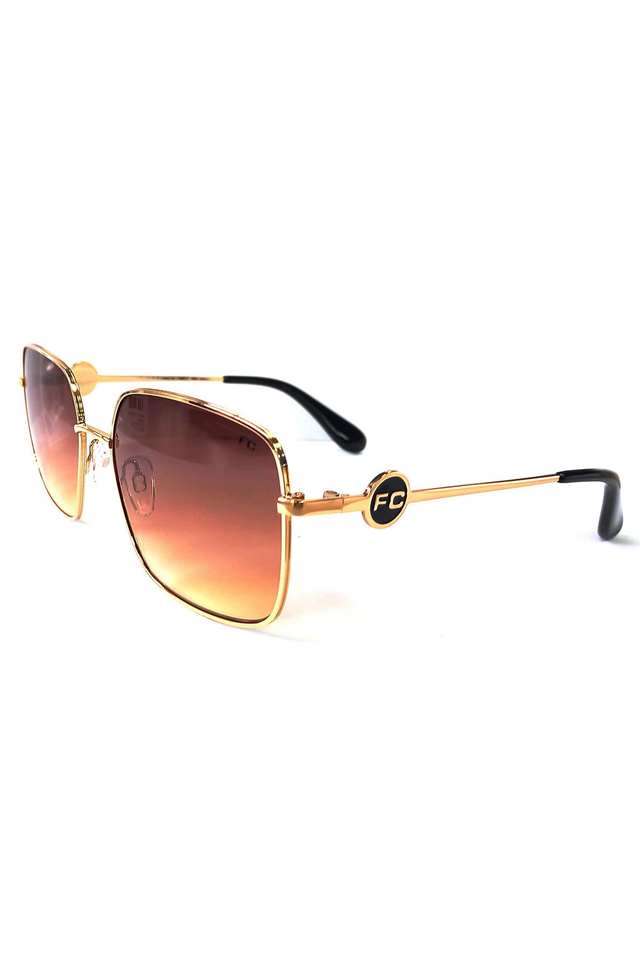 Women-s-Full-Rim-Metal-Non-Polarized-Square-Sunglasses