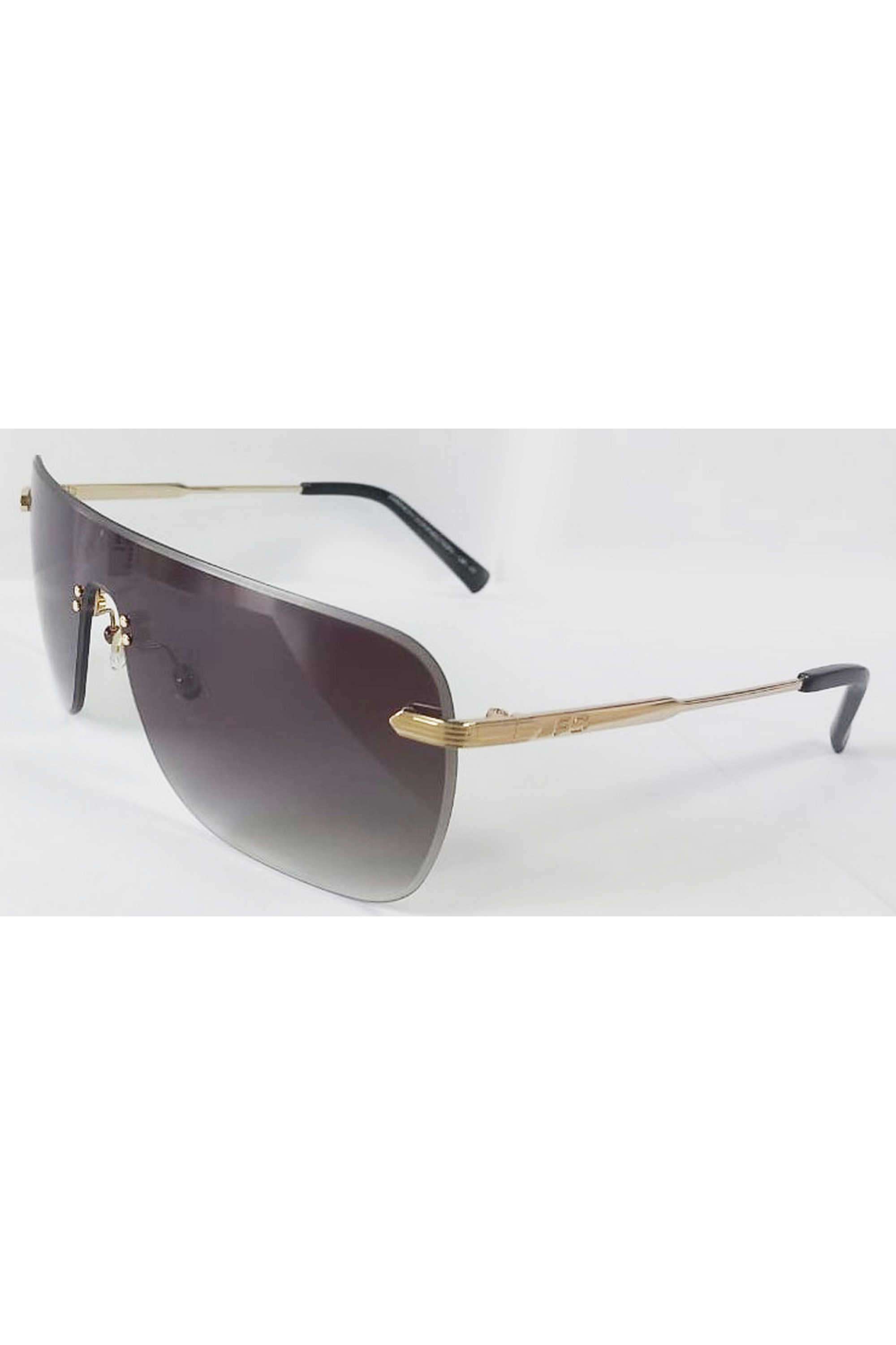 Unisex-Rimless-Non-Polarized-Rectangular-Sunglasses