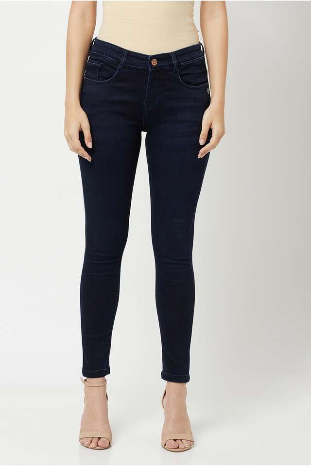 crimsoune club Solid Cotton Blend Skinny Fit Women's Jeans-picture-33