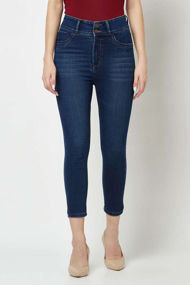 crimsoune club Mid Rise Cotton Blend Slim Fit Women's Jeans-picture-20