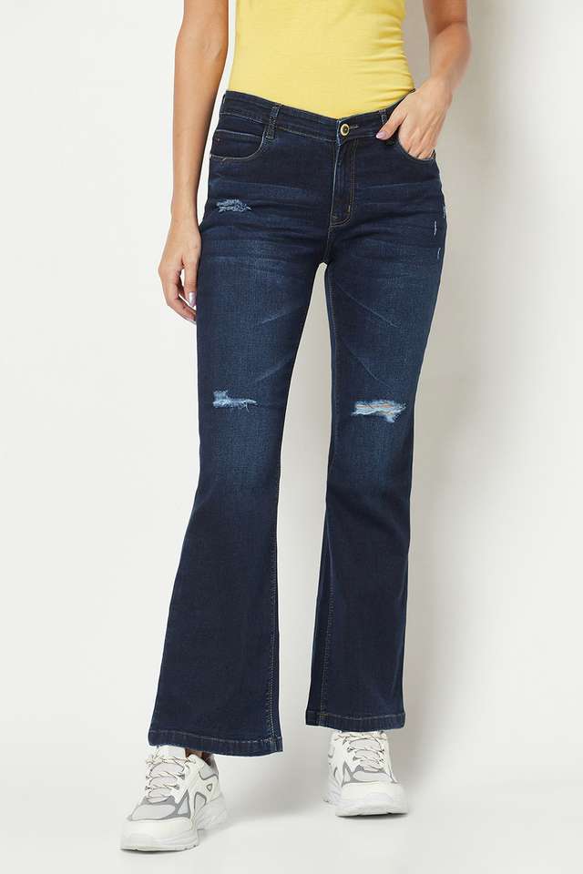 crimsoune club Solid Blended Bootcut Fit Women's Jeans-picture-34