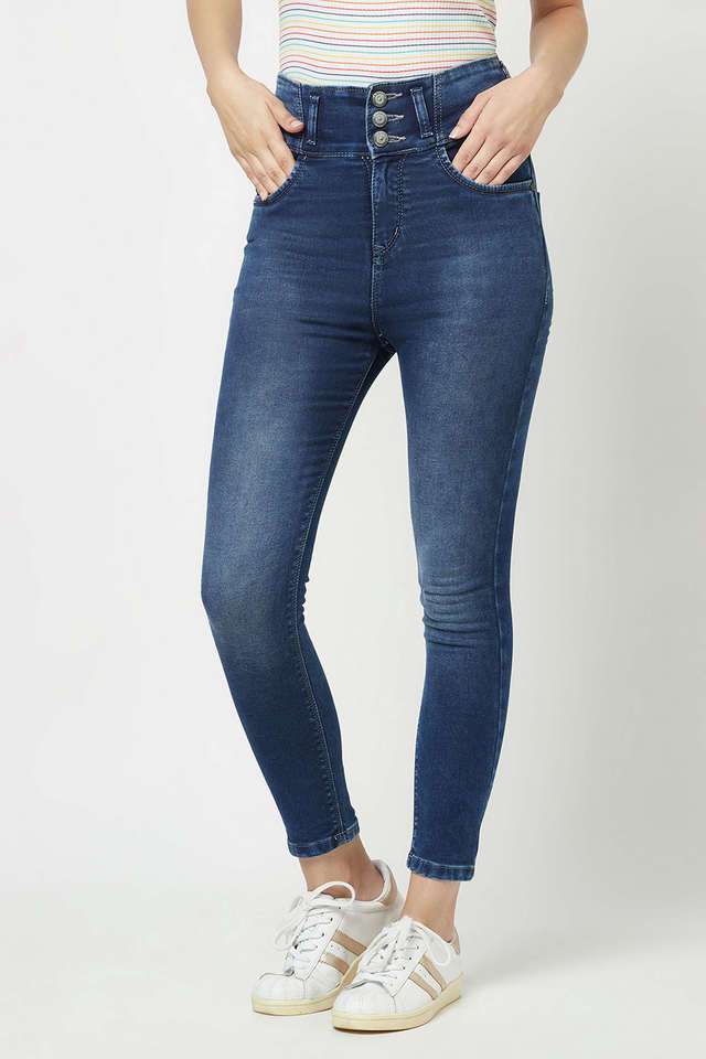 crimsoune club Low Rise Cotton Blend Slim Fit Women's Jeans-picture-15
