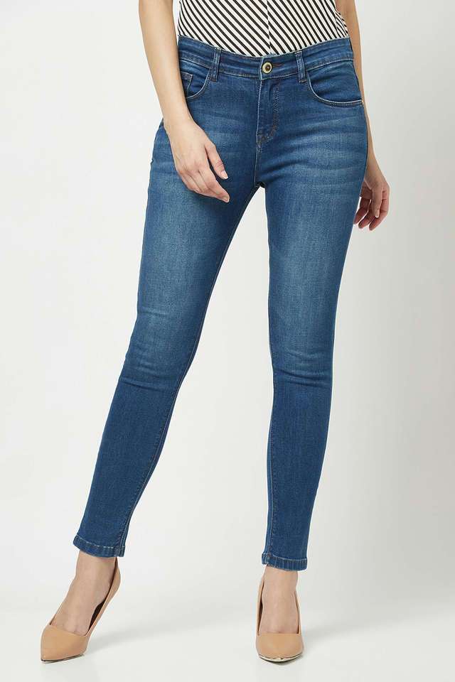 crimsoune club Low Rise Cotton Blend Slim Fit Women's Jeans-picture-23