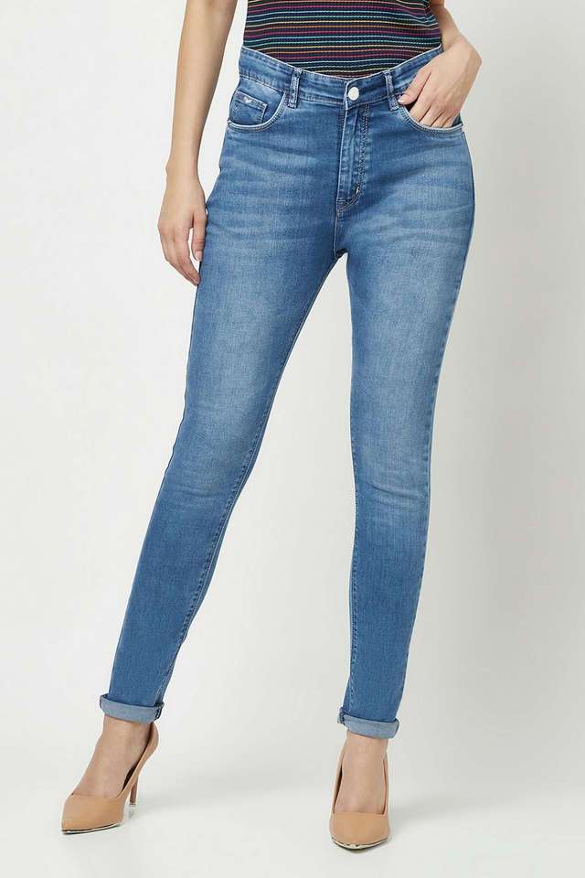 crimsoune club Low Rise Cotton Blend Slim Fit Women's Jeans-picture-23