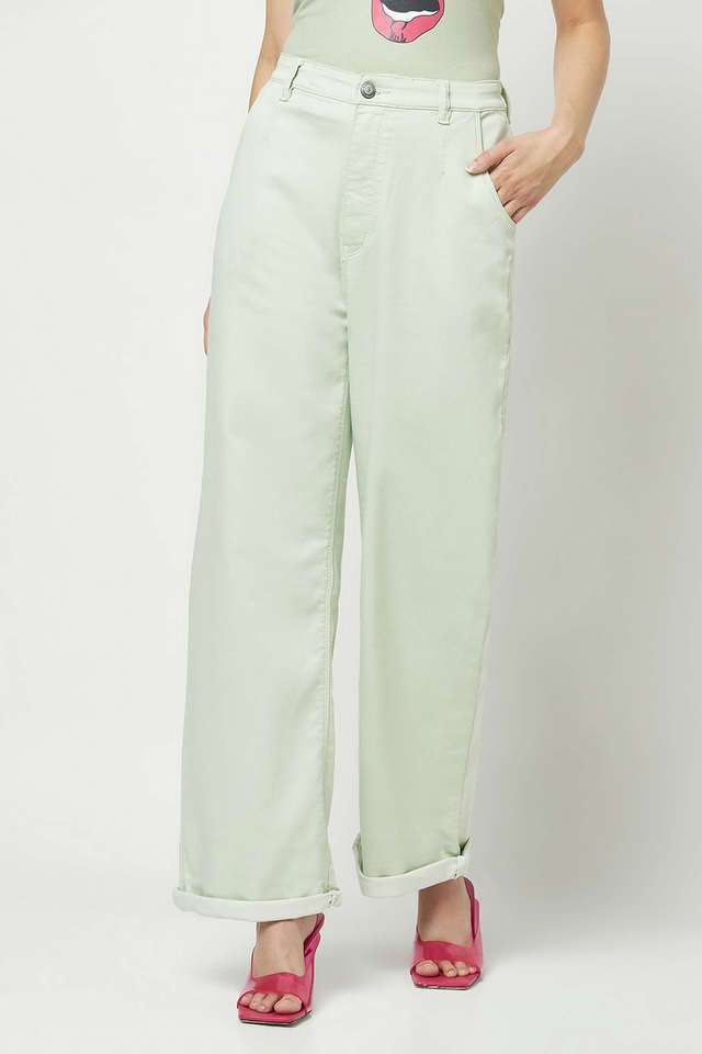 crimsoune club Mid Rise Cotton Blend Straight Fit Women's Jeans-picture-14