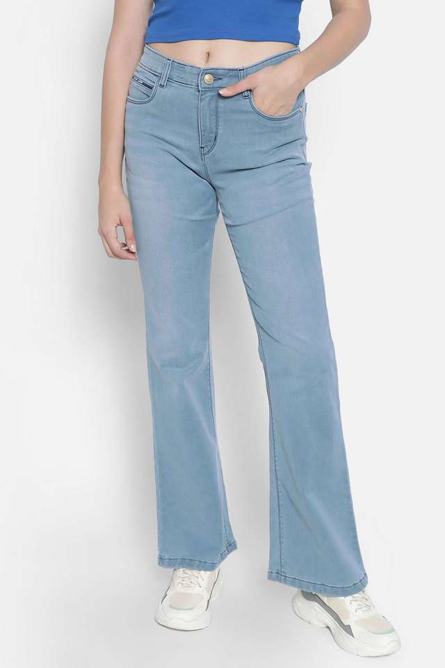 crimsoune club Light Wash Cotton Blend Bootcut Fit Women's Jeans-picture-36