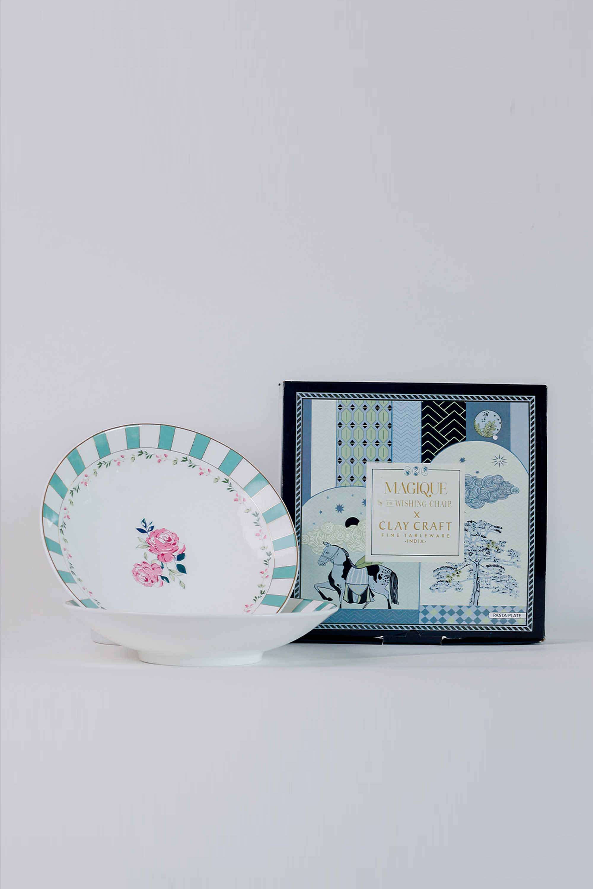 Portrait-of-a-Rose-Pasta-Plate-Set