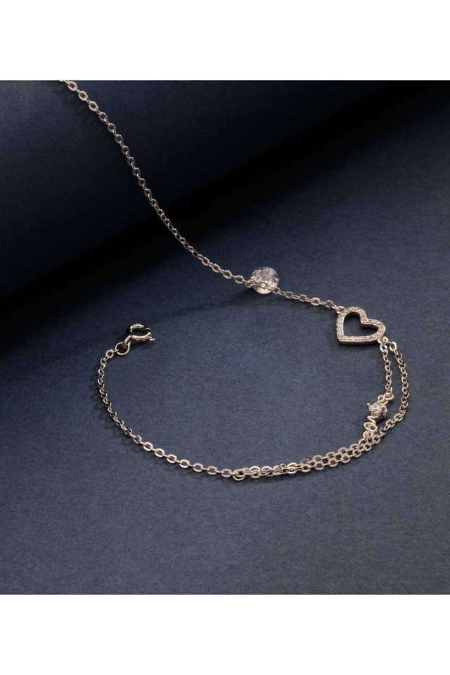 Trendy-Silver-Plated-Anklet