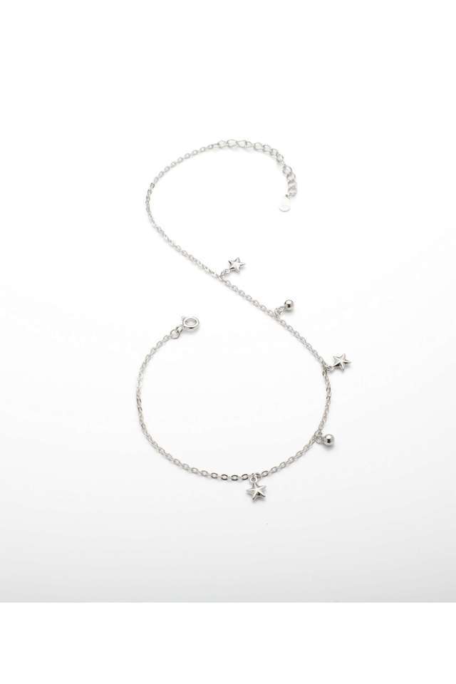 Silvish-Silver-Star-Anklet
