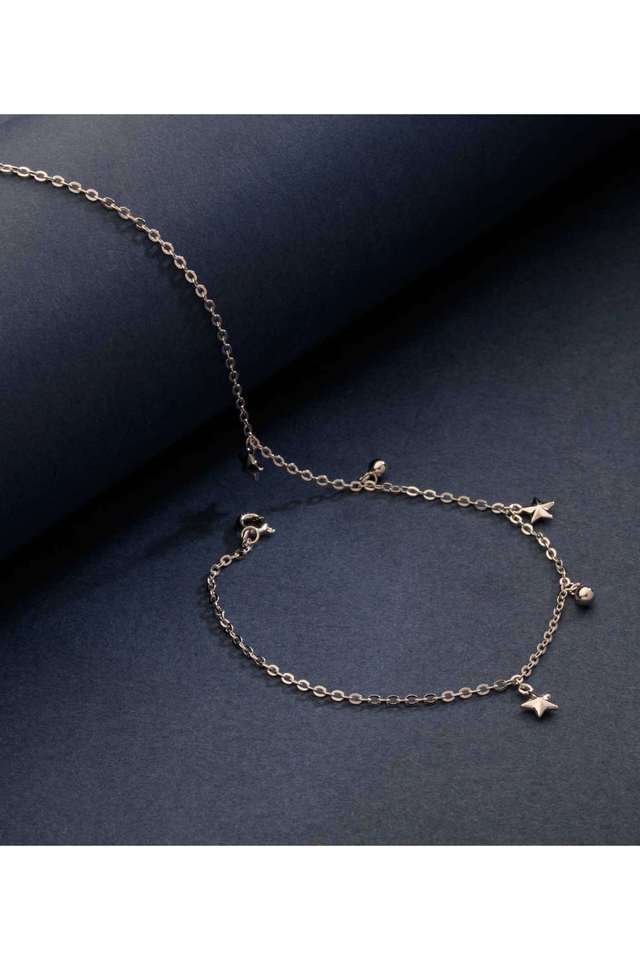 Silvish-Silver-Star-Anklet