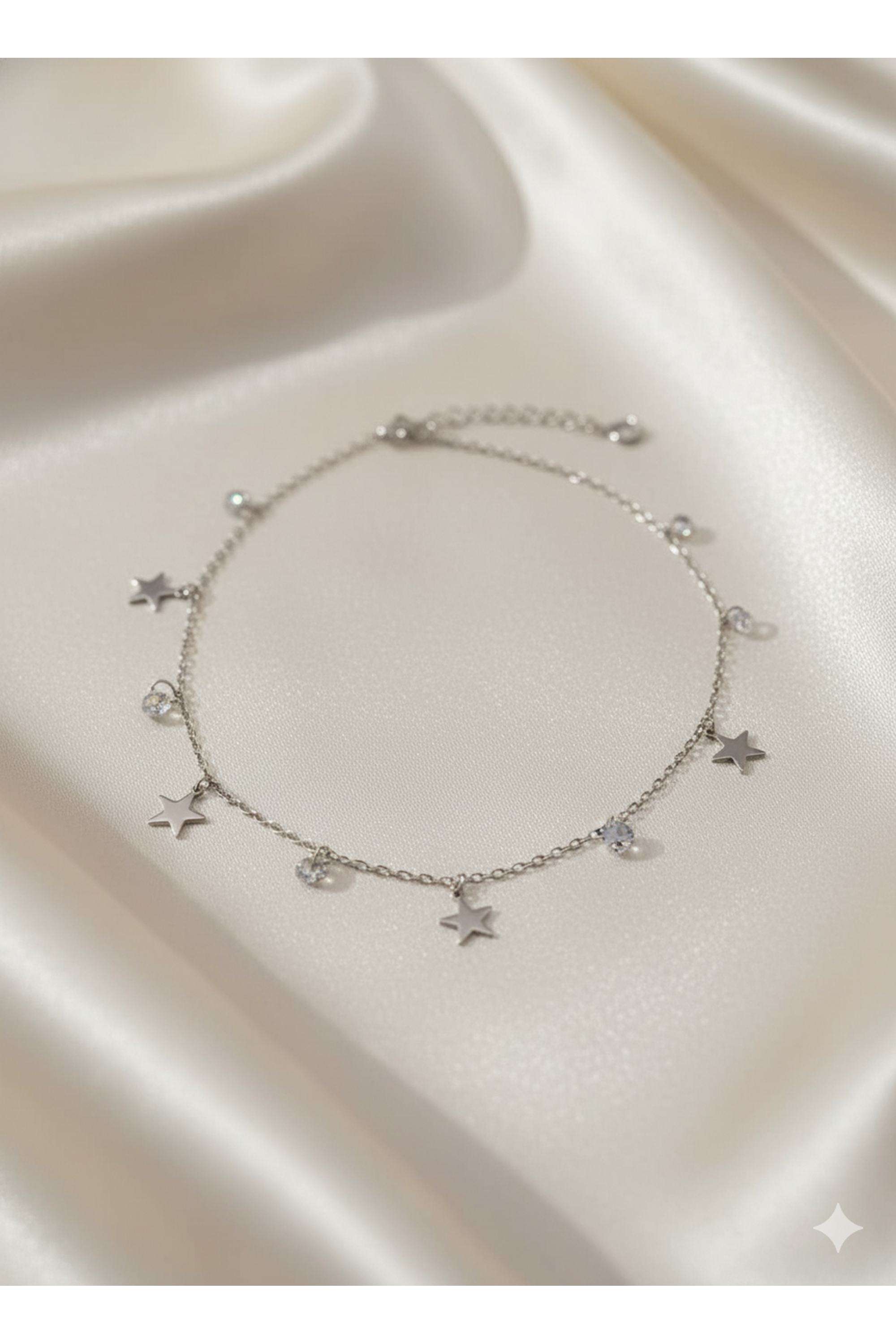Silver-Spring-Ring-Fusion-Wear-Women-Blossom-Trail-Anklet