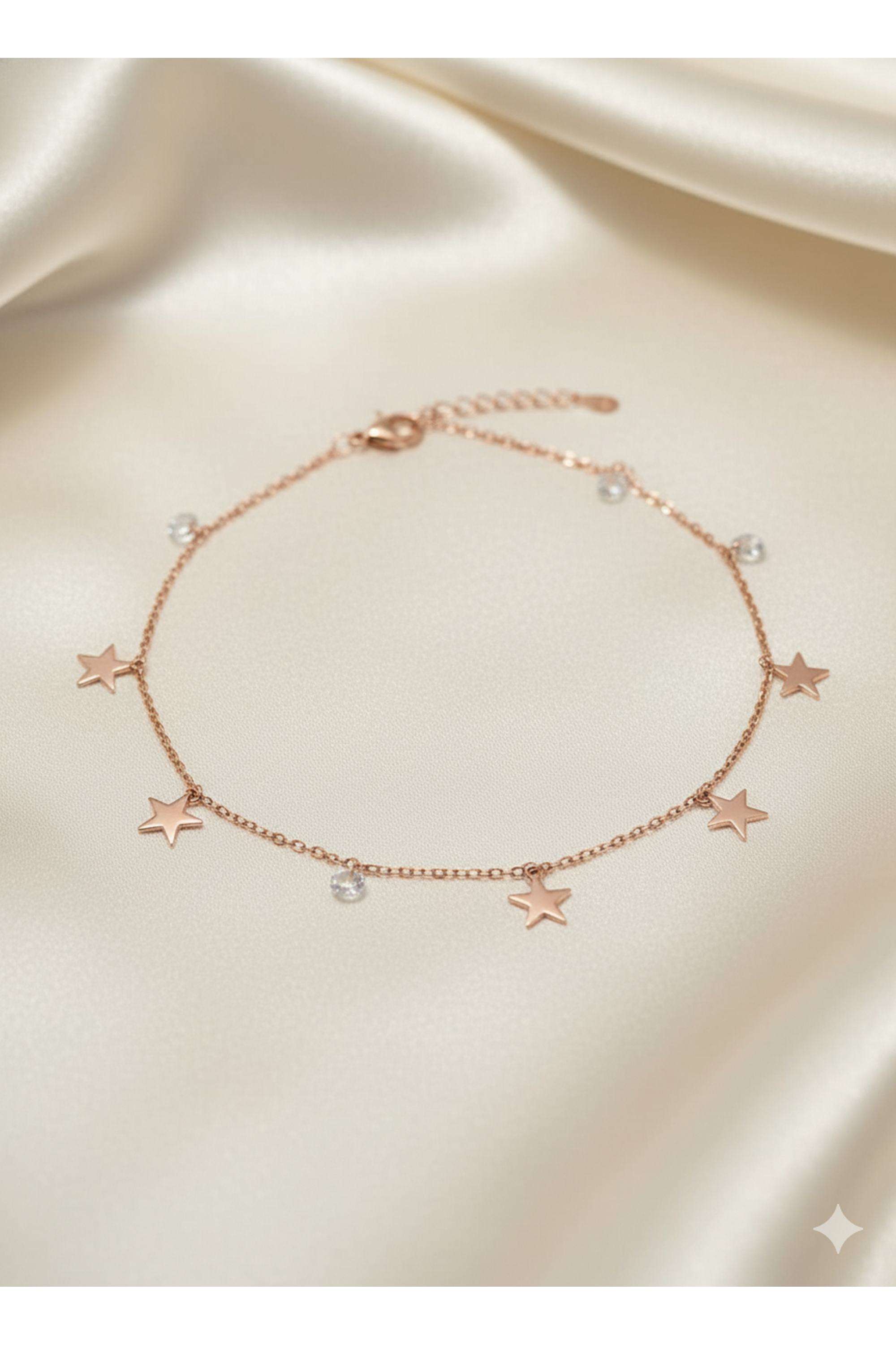 Silver-Spring-Ring-Fusion-Wear-Women-Crystal-Veil-Anklet