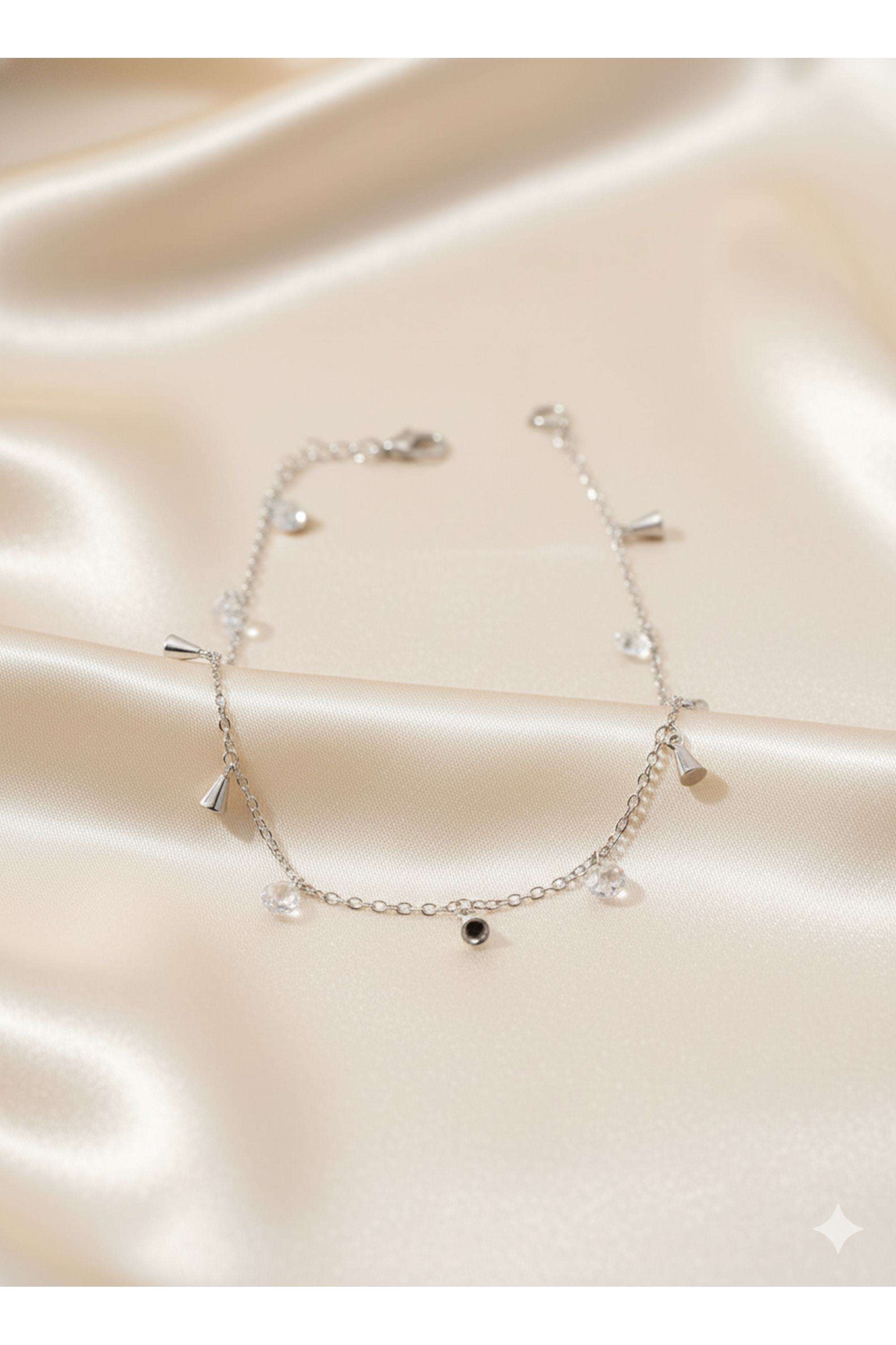 Silver-Spring-Ring-Fusion-Wear-Women-Sunbeam-Glint-Anklet