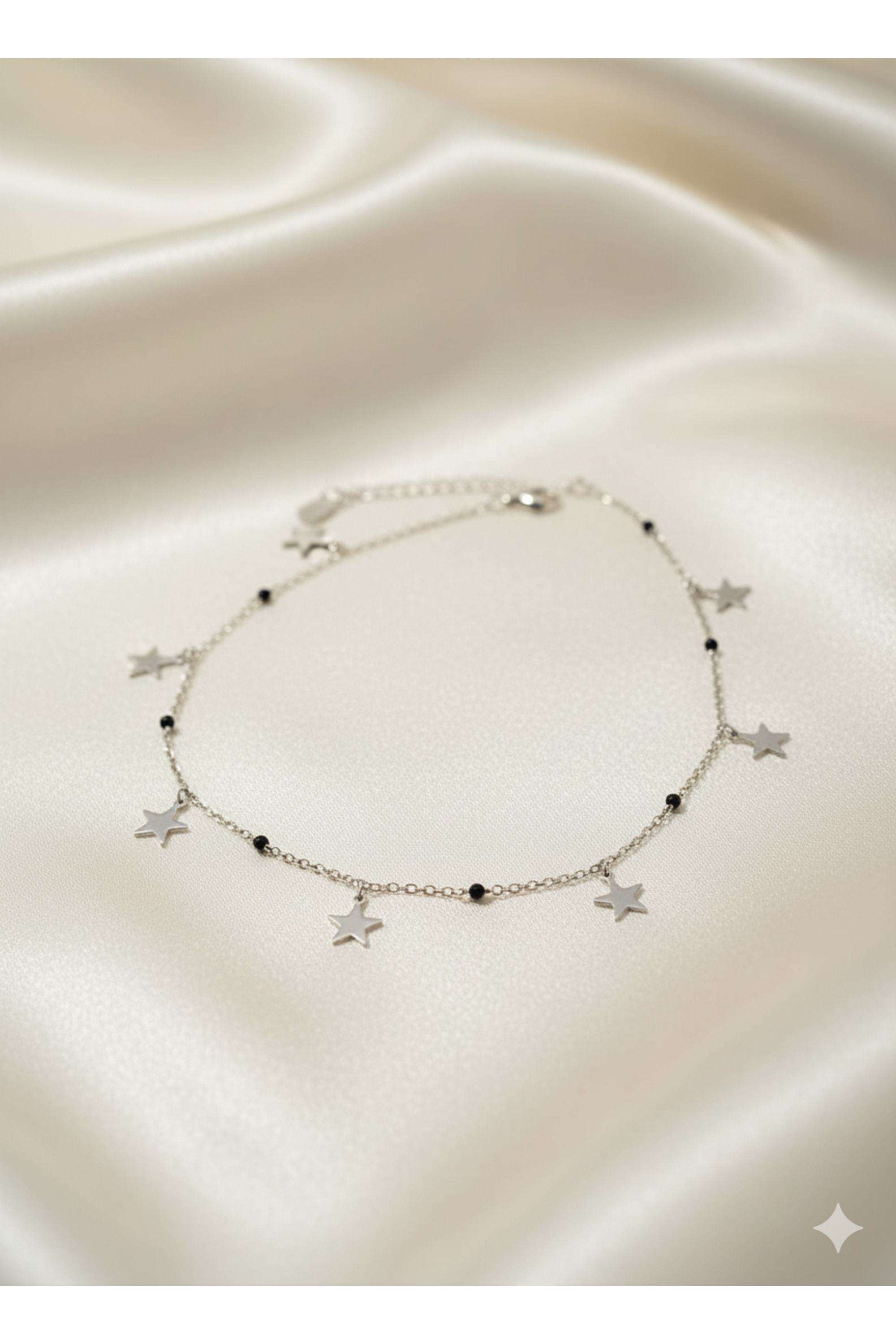 Silver-Spring-Ring-Fusion-Wear-Women-Dainty-Charm-Anklet