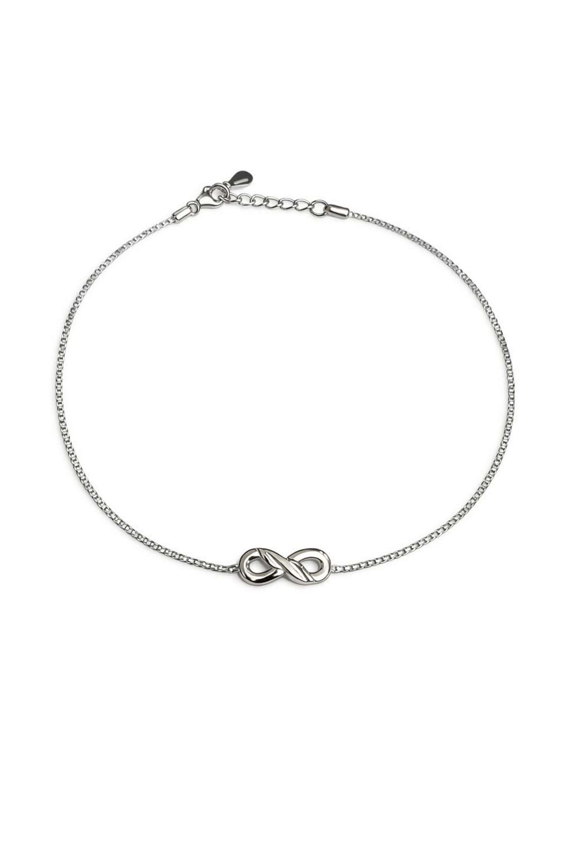 Silver-Lobster-Claw-Fusion-Wear-Women-Velora-Gleam-Anklet