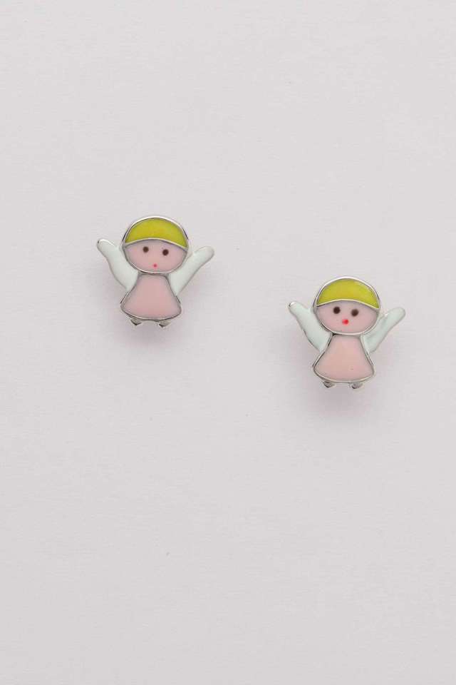 Silver-Angel-Girls-Earrings