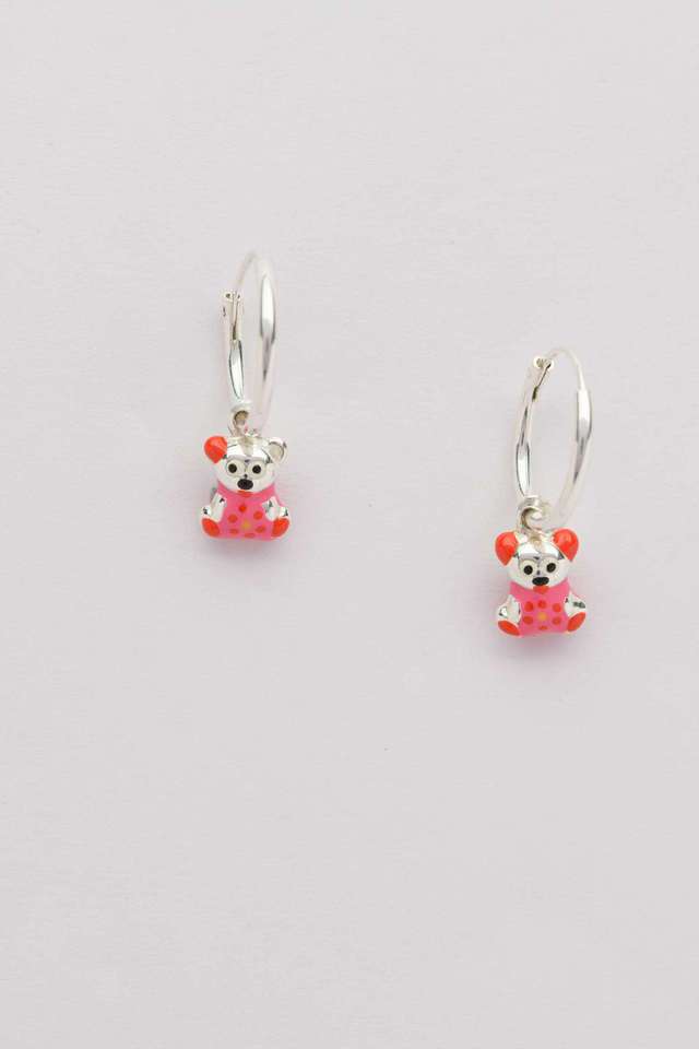Silver-Dog-Girls-Earrings