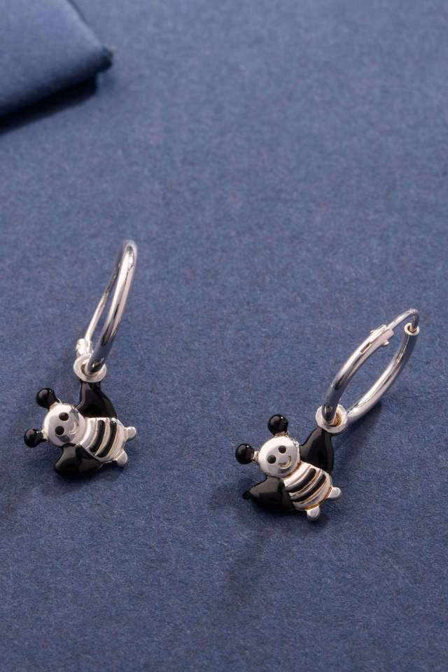Silver-Panda-Girls-Earrings
