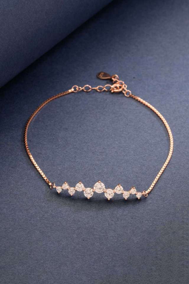 Stylish-Fancy-Rose-Gold-Free-Size-Bracelet