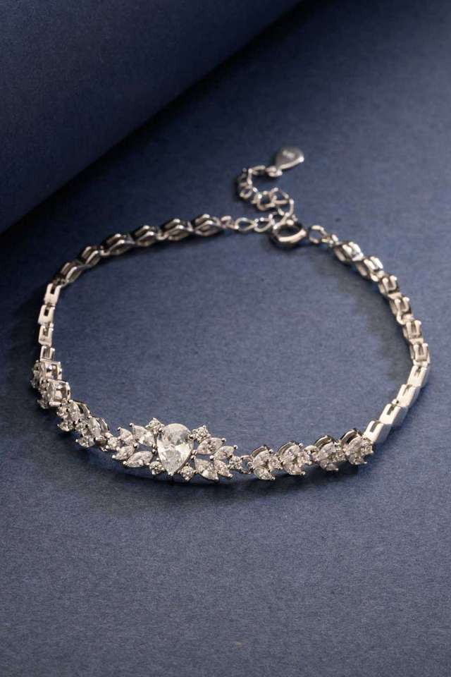 Leaf-Bloom-Silver-Bracelet