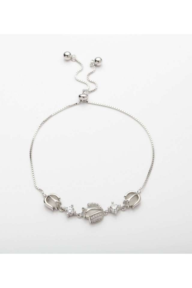 Silver-Gorgeous-Trio-Linked-Bracelet