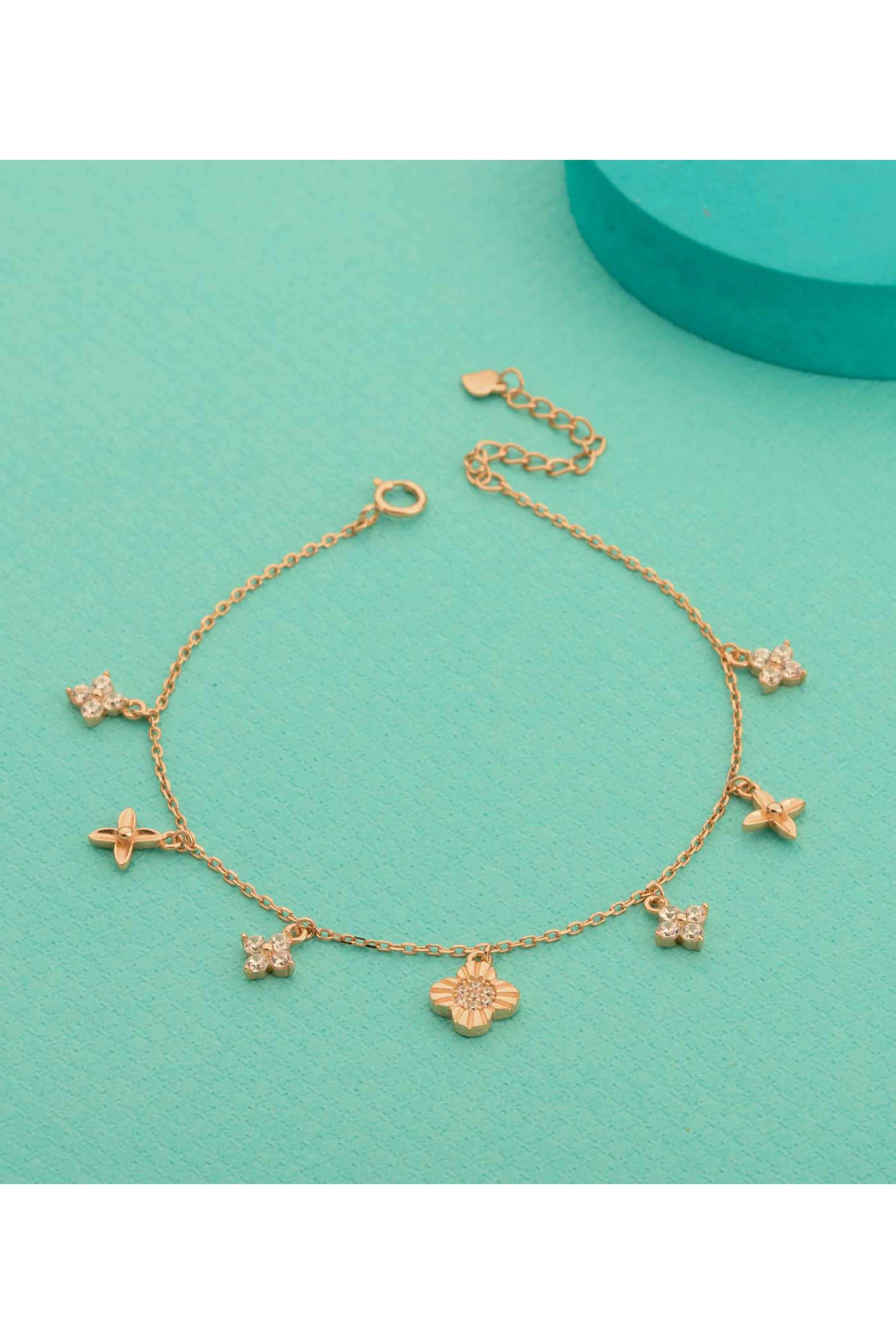 Silver-Casual-Wear-Women-Regal-Crown-Bracelet