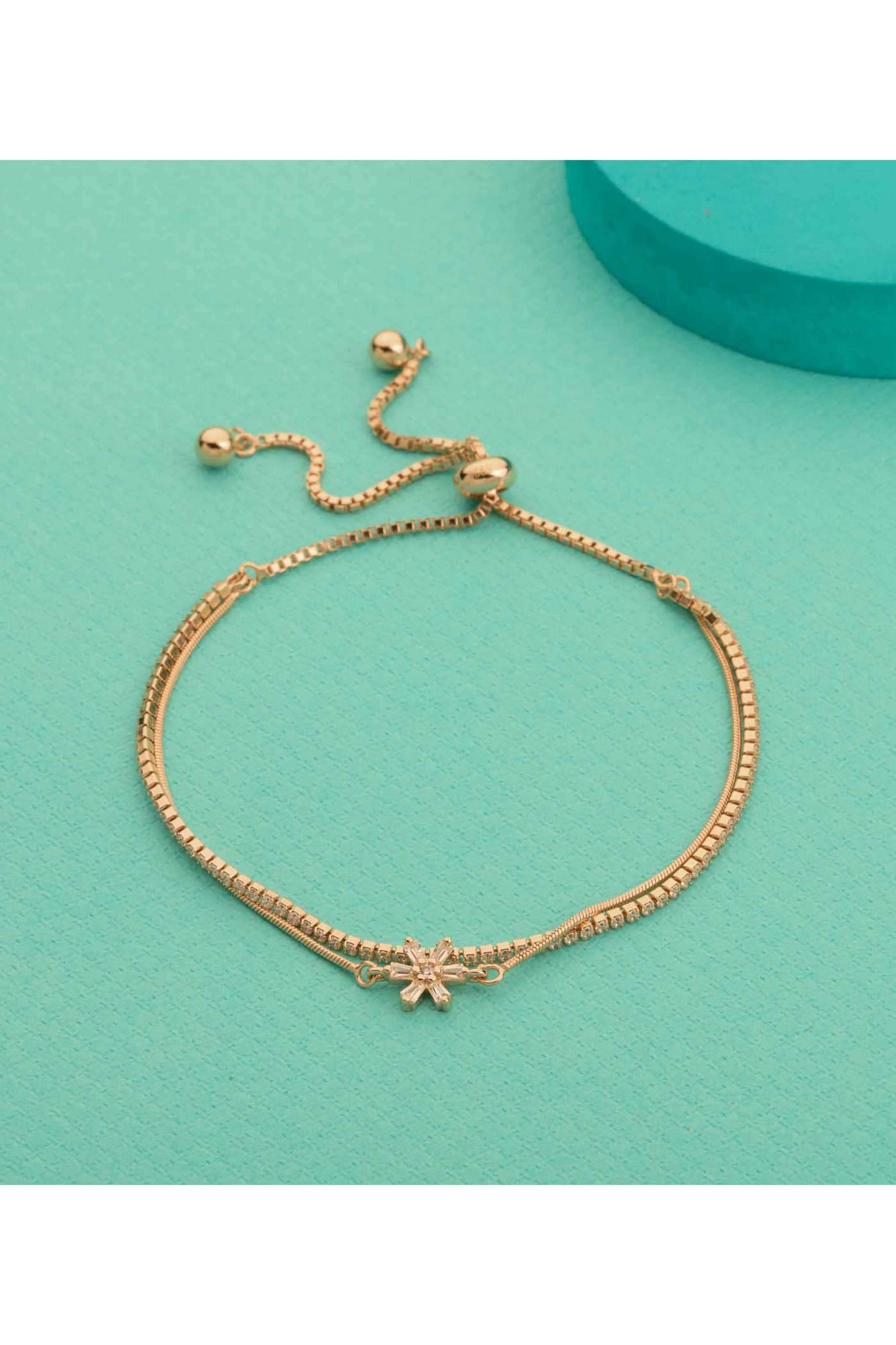 Silver-Casual-Wear-Women-Infinity-Charm-Bracelet